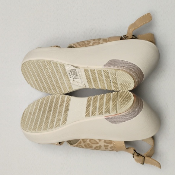 Yvonne Womens Wedge Slingback Platform Sandals - Picture 4 of 5